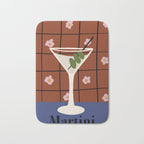 Martini Cocktail Bath Mat Gallery Image 1