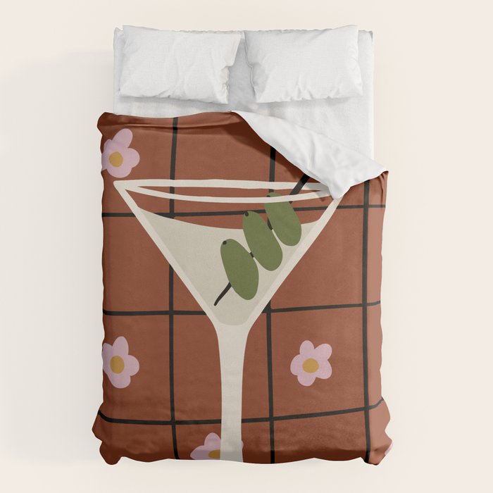 Martini Cocktail Duvet Cover Gallery Image 6