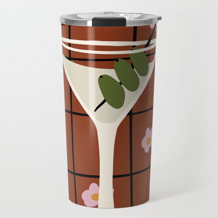 Martini Cocktail Travel Mug Gallery Image 1