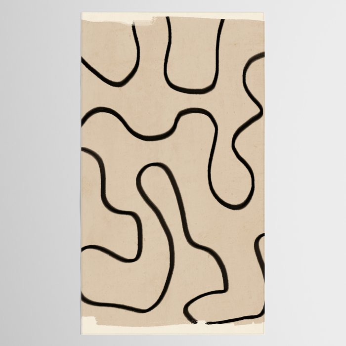 Abstract line art 145 Tablecloth Gallery Image 2