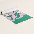 Lavender & Tropical Green: Les Fleurs | Flower Market Color Series 08 Yoga Mat Gallery Image 2