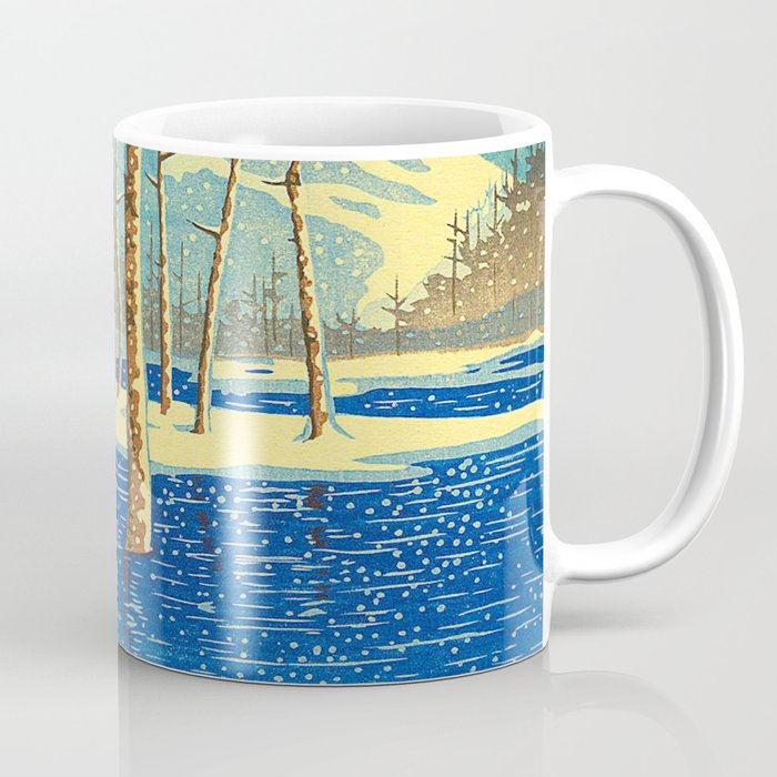 Kawase Hasui Vintage Japanese Woodblock Print Coffee Mug Gallery Image 1