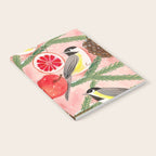 Chickadee birds in abstract tree Notebook Gallery Image 2