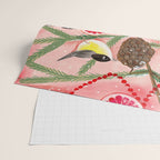 Chickadee birds in abstract tree Wrapping Paper Gallery Image 2