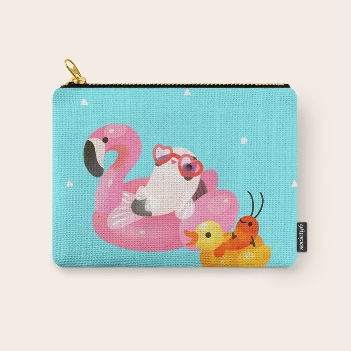 Cory cats in the swimming pool 2 Carry All Pouch Gallery Image 1