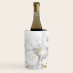 Blush chic faux gold gray gradient marble Wine Chiller Gallery Image 3