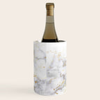 Blush chic faux gold gray gradient marble Wine Chiller Gallery Image 2