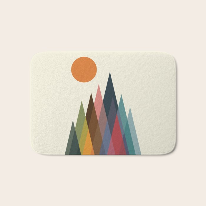 Infinity Mountain Bath Mat Gallery Image 1