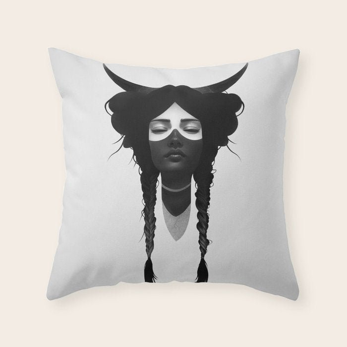 Windway Warrior Throw Pillow Gallery Image 1