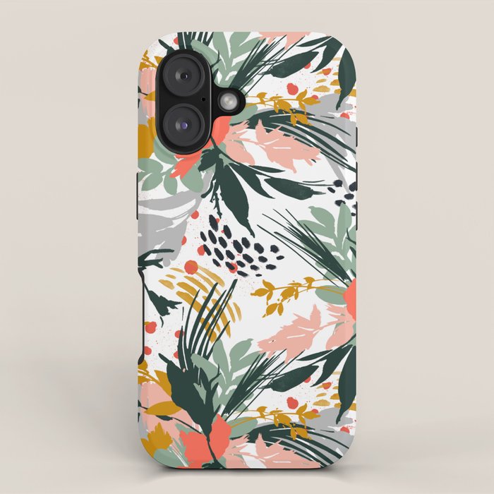 Botanical brush strokes I iPhone Case Gallery Image 1