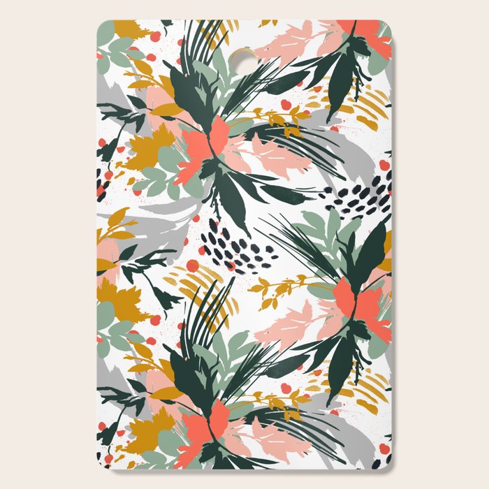 Botanical brush strokes I Cutting Board Gallery Image 1