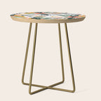 Botanical brush strokes I Side Table Gallery Image 1