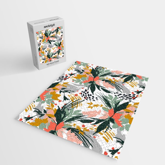 Botanical brush strokes I Jigsaw Puzzle Gallery Image 2