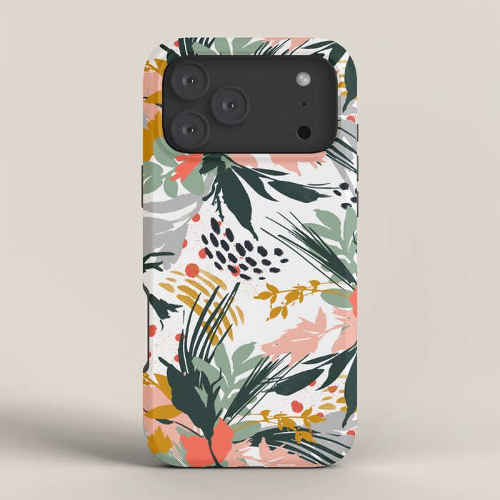 Botanical brush strokes I iPhone Case Gallery Image 4