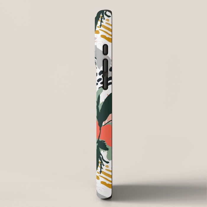 Botanical brush strokes I iPhone Case Gallery Image 2