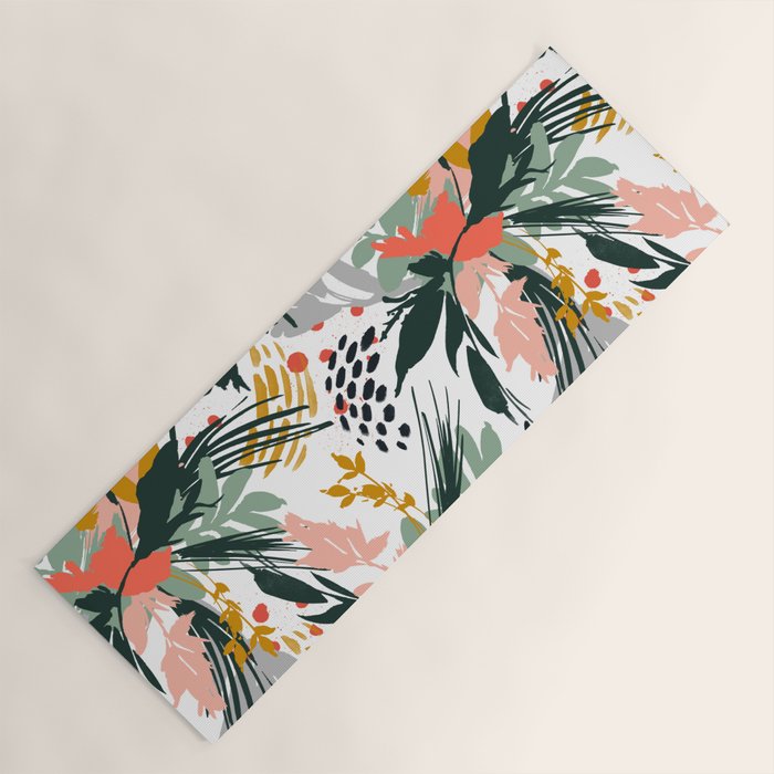 Botanical brush strokes I Yoga Mat Gallery Image 1