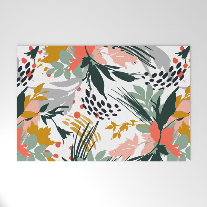 Botanical brush strokes I Welcome Mat Gallery Image 1