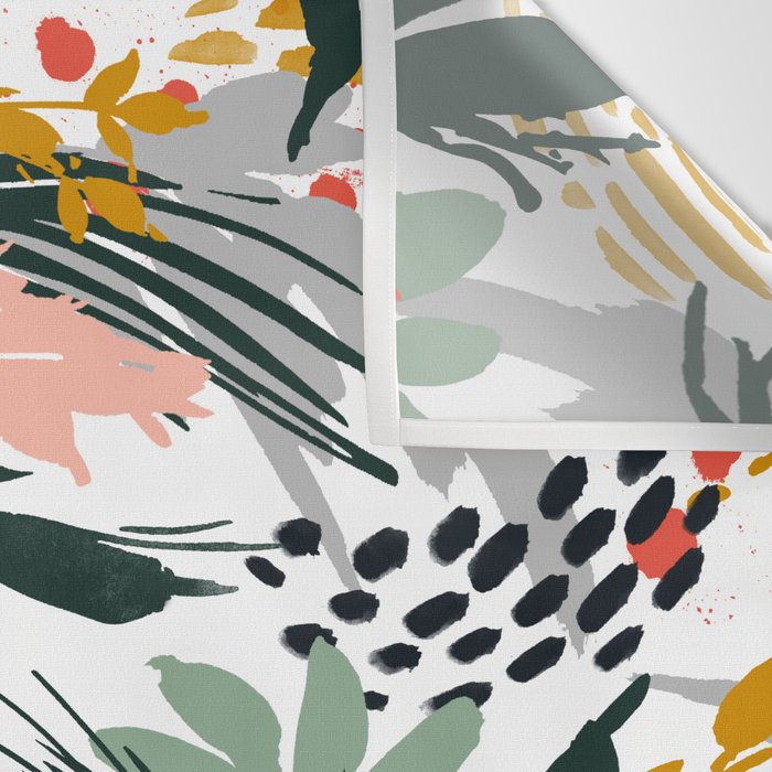 Botanical brush strokes I Wall Tapestry Gallery Image 3
