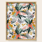 Botanical brush strokes I Serving Tray Gallery Image 1
