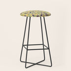 Pansy Floral Pattern Stool Gallery Image 1
