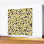 Pansy Floral Pattern Wall Mural Gallery Image 2