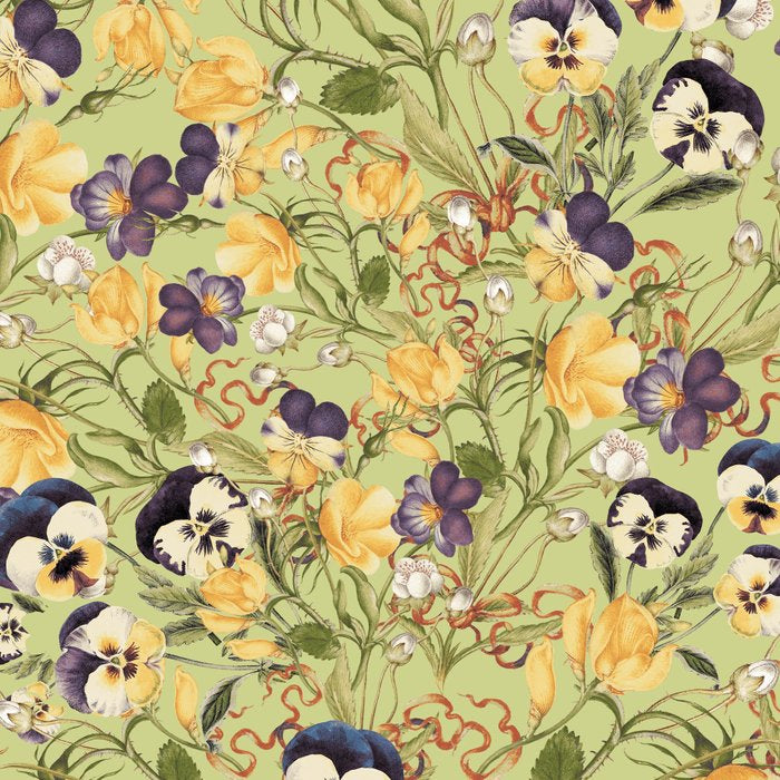 Pansy Floral Pattern Coffee Mug Gallery Image 2