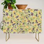 Pansy Floral Pattern Credenza Gallery Image 1