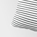 (White Background) Mid Century Modern Minimalist Rothko Inspired Color Field With Lines Geometric Style  Pillow Sham Gallery Image 4