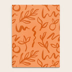 Organic watercolor plant nature art pattern Notebook Gallery Image 4