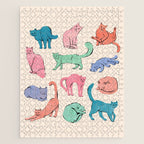 Pastel Cats Jigsaw Puzzle Gallery Image 1