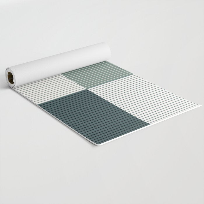 Color Block Line Pattern II Yoga Mat Gallery Image 2