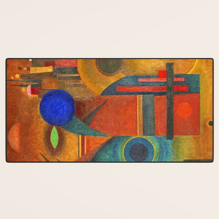 Wassily Kandinsky "Brown silence" (1925) Desk Mat Gallery Image 3