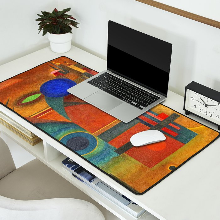 Wassily Kandinsky "Brown silence" (1925) Desk Mat Gallery Image 2