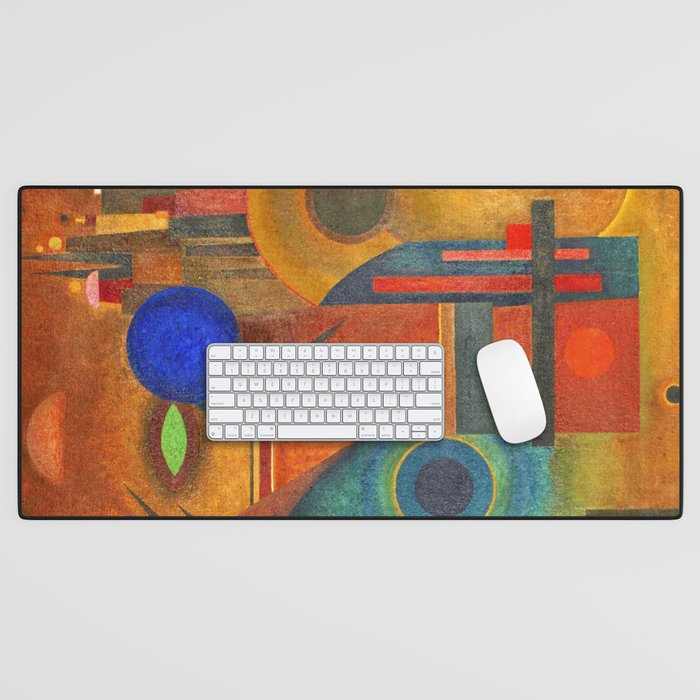 Wassily Kandinsky "Brown silence" (1925) Desk Mat Gallery Image 1