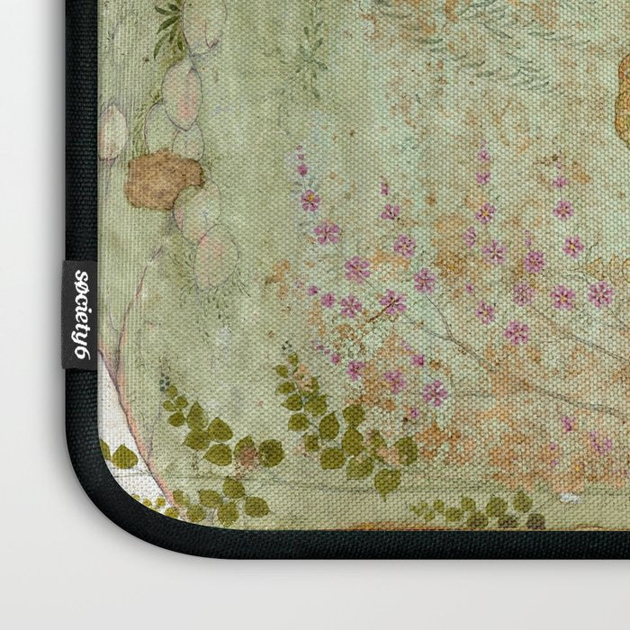 Embracing Couple Indian Painting Miniature Mughal Art Laptop Sleeve Gallery Image 3