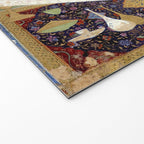 Embracing Couple Indian Painting Miniature Mughal Art Welcome Mat Gallery Image 2
