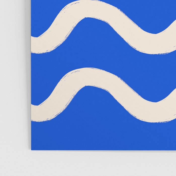Sapphire Blue Ocean Waves Poster Gallery Image 3
