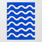 Sapphire Blue Ocean Waves Poster Gallery Image 4
