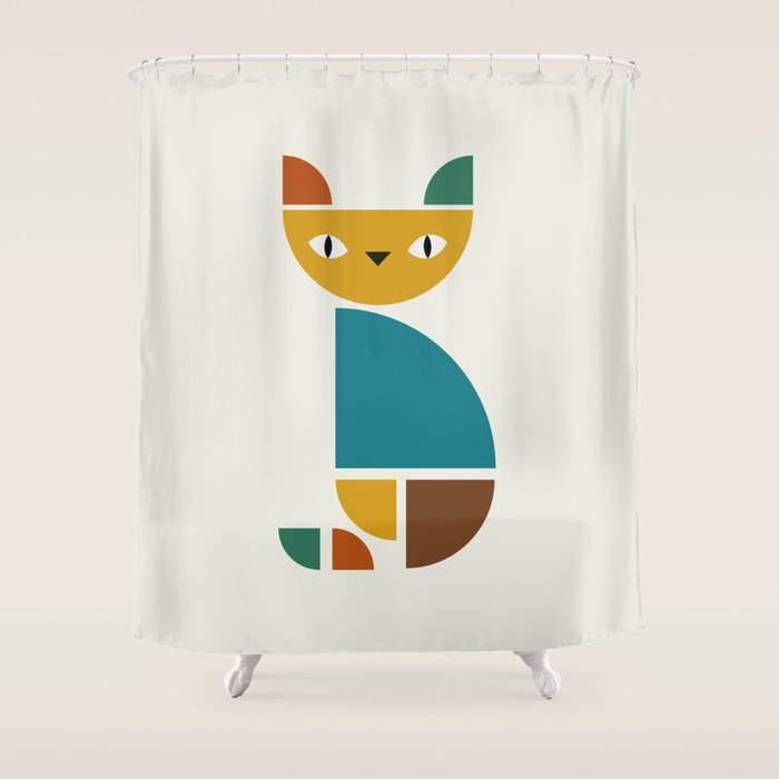 Kitty 1 Shower Curtain Gallery Image 1