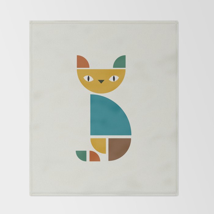 Kitty 1 Throw Blanket Gallery Image 2