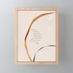 For All That Has Changed Around You, May Peace Be The River Running Wild Within You. Mini Art Print Gallery Image 1