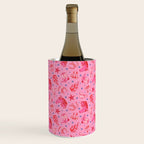 Cowgirl Christmas - pink and red Wine Chiller Gallery Image 1