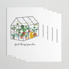 Good Things Grow Here Illustrated Quote Wrapping Paper Gallery Image 3