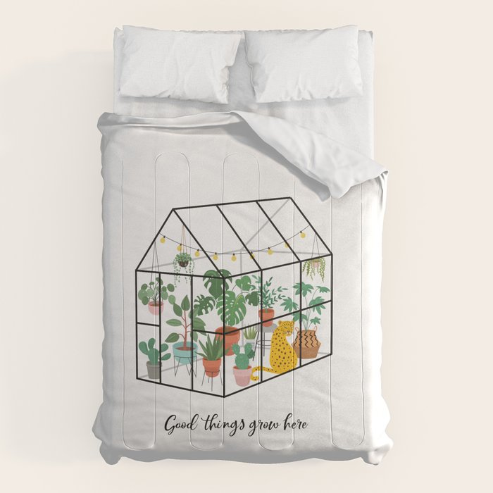 Good Things Grow Here Illustrated Quote Comforter Gallery Image 6