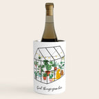Good Things Grow Here Illustrated Quote Wine Chiller Gallery Image 1