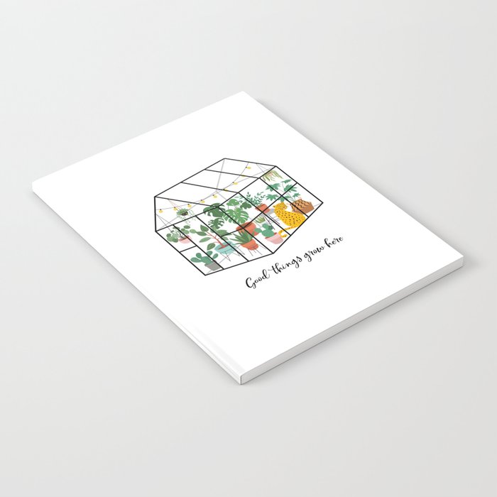 Good Things Grow Here Illustrated Quote Notebook Gallery Image 2