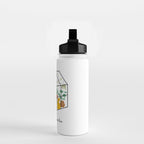 Good Things Grow Here Illustrated Quote Water Bottle Gallery Image 2