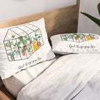 Good Things Grow Here Illustrated Quote Pillow Sham Gallery Image 2
