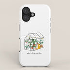 Good Things Grow Here Illustrated Quote iPhone Case Gallery Image 1