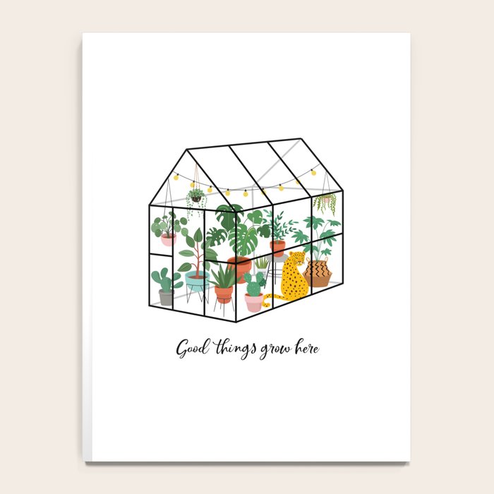 Good Things Grow Here Illustrated Quote Notebook Gallery Image 4